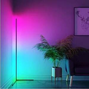 Кутова LED RGB Bluetooth лампа торшер із сенсорним пультом та управління додатком Corner Light