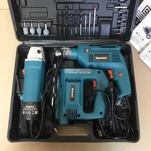 Комплект Makita 3 в 1 Дриль, лобзик, Болгарка / Макіта три в одному
