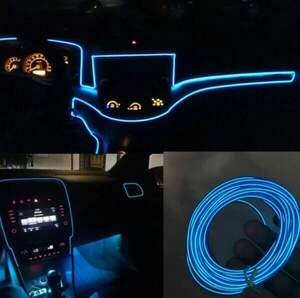 Підсвічування для салону 4 М автомобіля з адаптером у прикурювач CAR Cold Light Line EL-1302 СИН Підсвічування для салону 4 М автомобіля з адаптером у прикурювач CAR Cold Light Line EL-1302 СИН