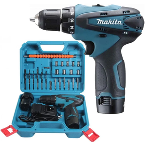 Акумуляторний шуруповерт 12V з набором Makita DF330DWE, набір біт та запасний акумулятор Акумуляторний шуруповерт 12V з набором Makita DF330DWE, набір біт та запасний акумулятор