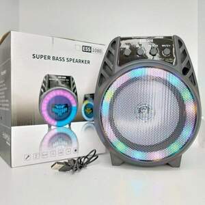 Колонка USB, SD, FM, AUX, Bluetooth зі світломузикою ESS-108